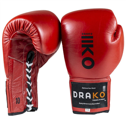Drako Lace Up Boxing Gloves