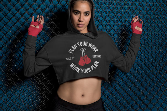 Our Motto V2 Crop Hoodie