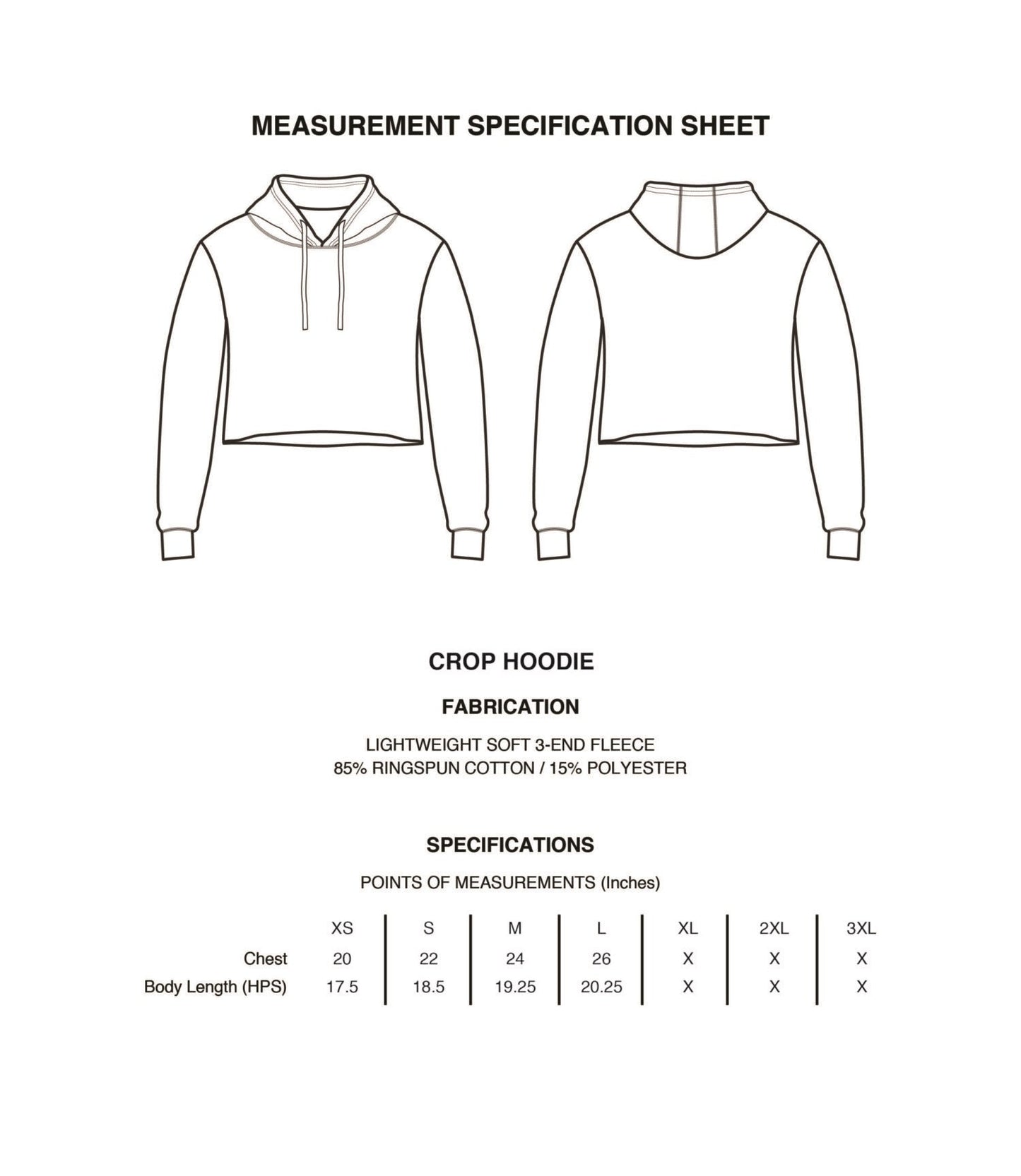 Beast Camp Crop Hoodie