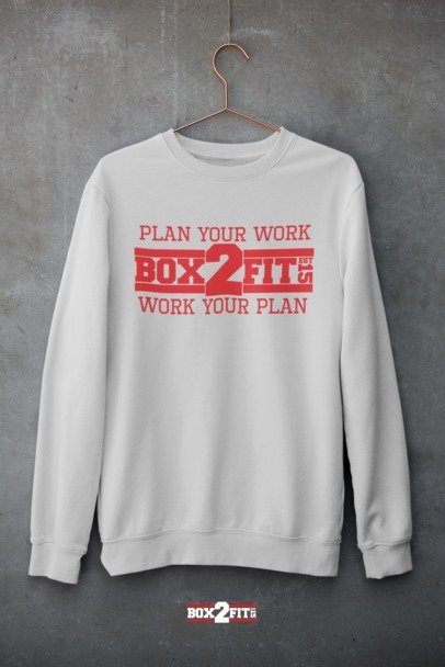 Plan Your Work Work Your Plan Premium Crewneck Sweater