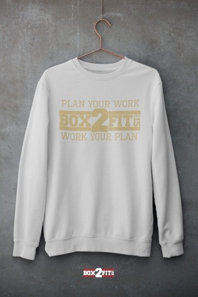 Plan Your Work Work Your Plan Premium Crewneck Sweater