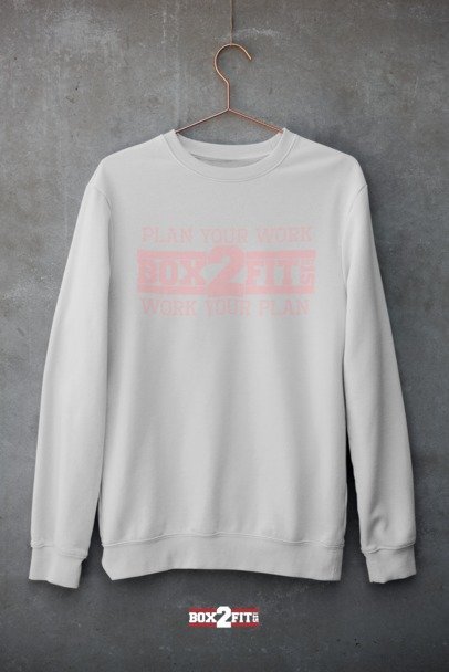 Plan Your Work Work Your Plan Premium Crewneck Sweater
