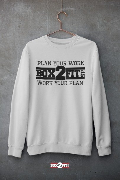 Plan Your Work Work Your Plan Premium Crewneck Sweater
