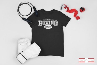 Box2Fit Boxing Cloverdale 50/50 Poly-Cotton Tee