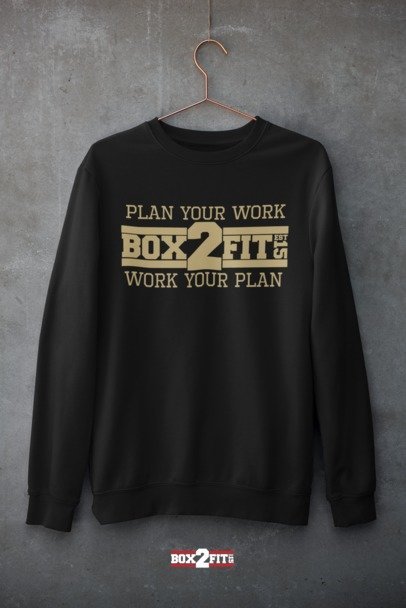 Plan Your Work Work Your Plan Premium Crewneck Sweater